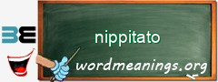 WordMeaning blackboard for nippitato